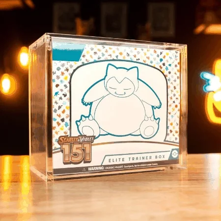 [K] 2 шт. акриловый чехол Elite Trainer Box Booster витрина Коллекционная защита с сильной