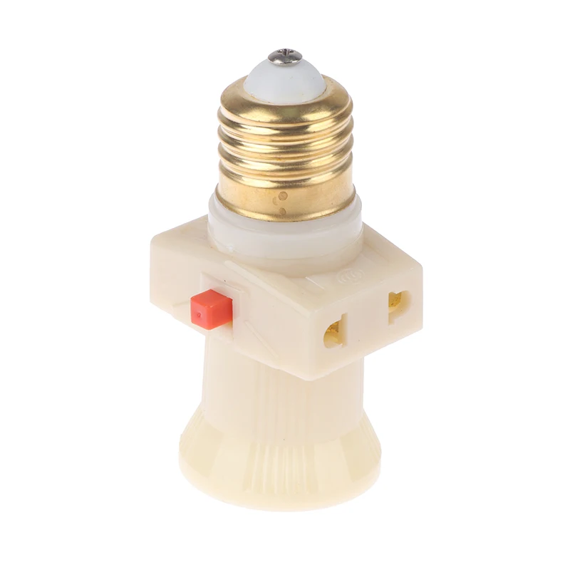 

1Pcs 6A 250V E27 ABS LED Bulb Adapter Lighting Holder Base Plug Connector