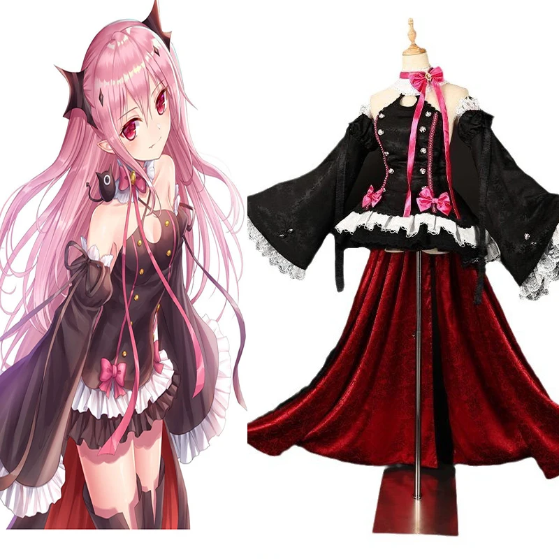 Фото Роскошный костюм Krul Tepes Seraph Of The End для косплея Owari no Seraph, комплект одежды для ролевых игр, сценическая маскировка, одежда для выступлений №1