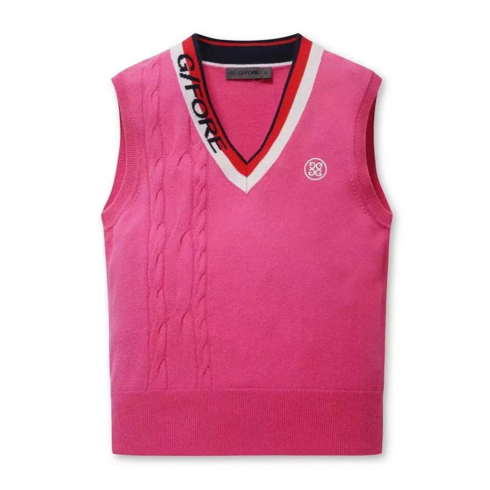

New G4 Knitted Vest Fashion All-match Jacket Outdoor Leisure Golf Clothes Spring, Autumn and Winter Brand Sweaters