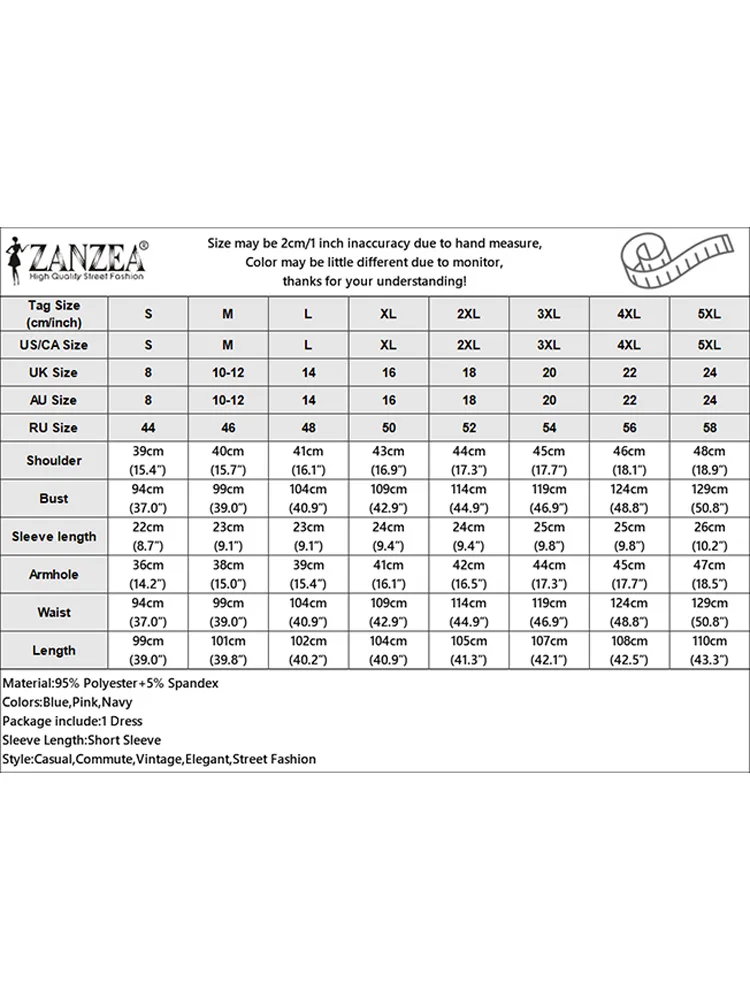 Повседневный свободный сарафан ZANZEA с цветными блоками женское офисное платье