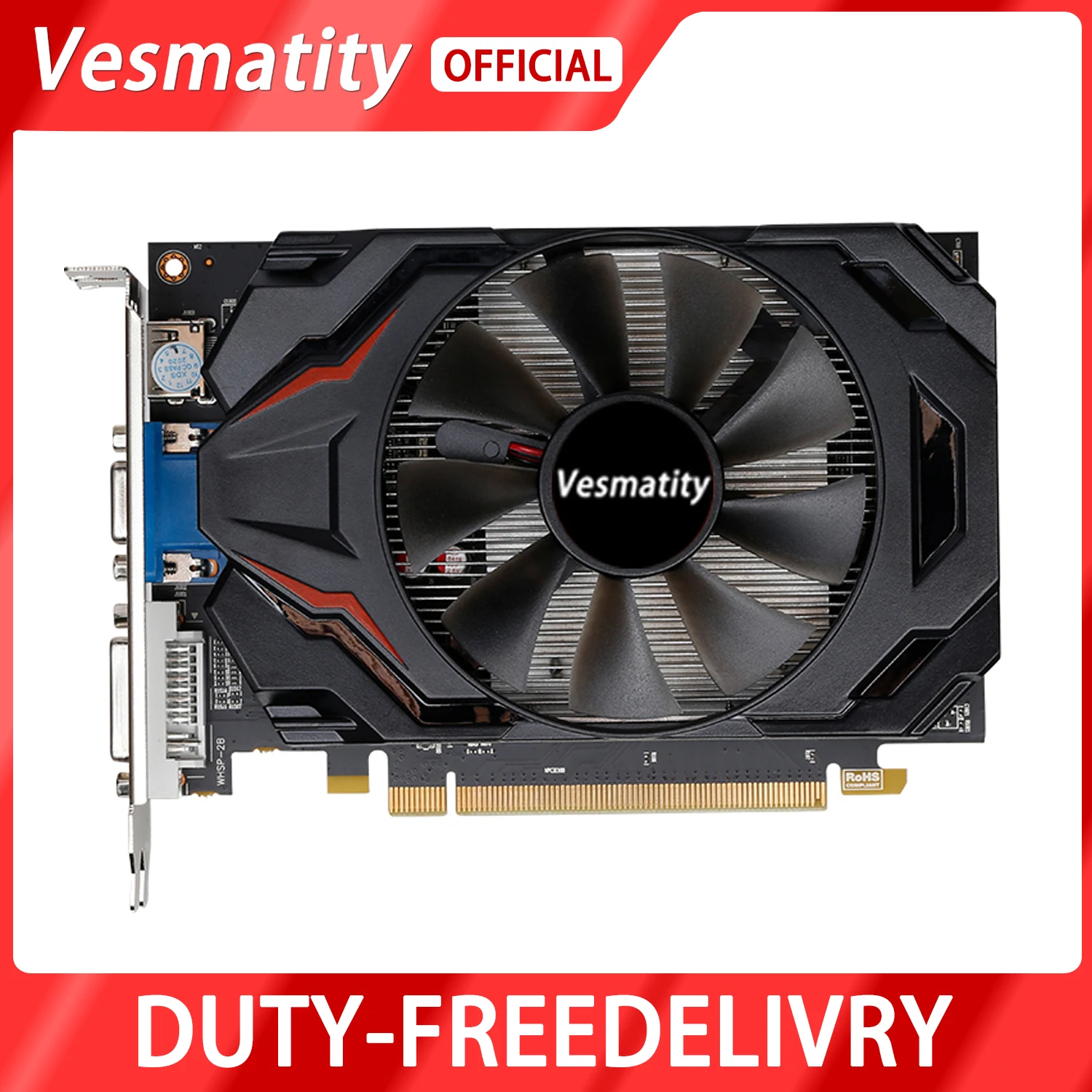 

Original Desktop GPU Graphics Card Veineda R7 350 2GB GDDR5 128Bit Independent Game Video Card R7-350 for ATI Radeon gaming