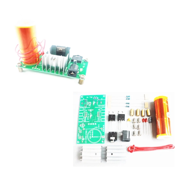 AYHF-1 Set Mini Tesla Coil Kit 15W Music плазменный динамик с катушкой Тесла Wireless Трансмиссия DC 15-24V