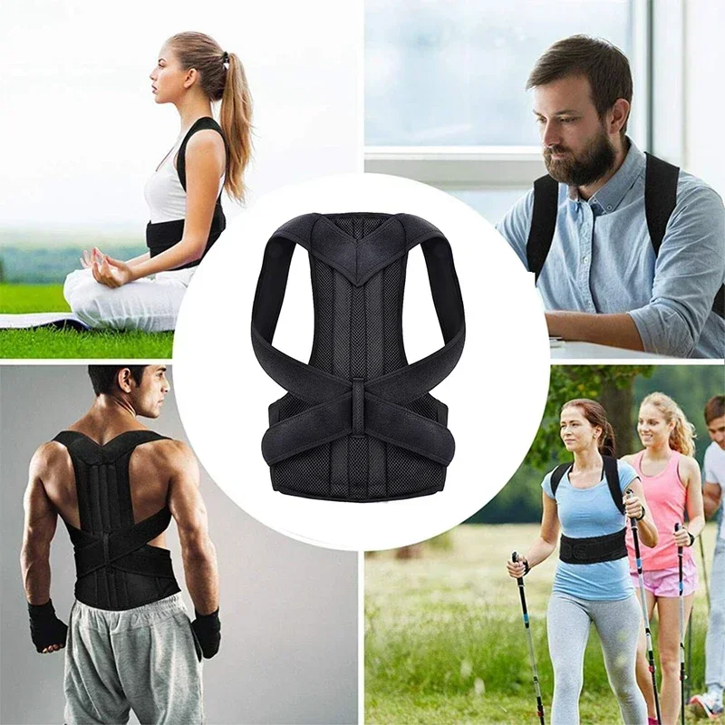 

Clavicle Back Lower Corrector Posture Adjustable Upper Support Relief Spine Sports Reshape Your Back Pain And Body