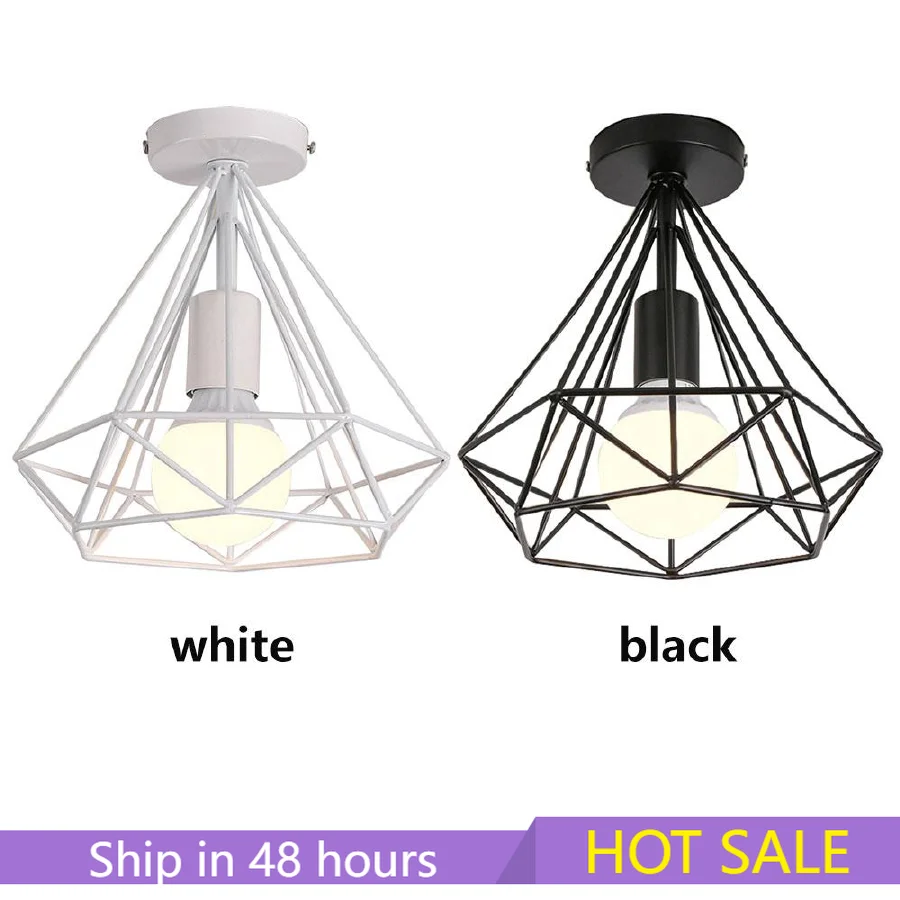 

Modern Iron Ceiling Lights lamp shade E27 Chandelier Bedroom Dinning home decor Parlor Hanging lignts Retro Parlor