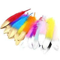 10pcs gold silver goose feathers table center in a vase decoration plumes christmas wedding party for crafts accessories 15 20cm
