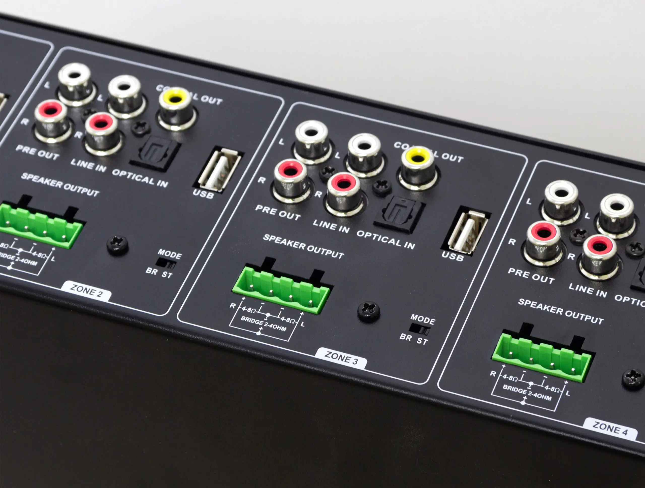 HA400 4-зонный усилитель Airplay audo Equipment многозонный Интегрированный для умного дома