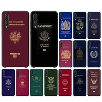 maiyaca algerian passport phone case for huawei p30 40 20 10 8 9 lite pro plus psmart2019