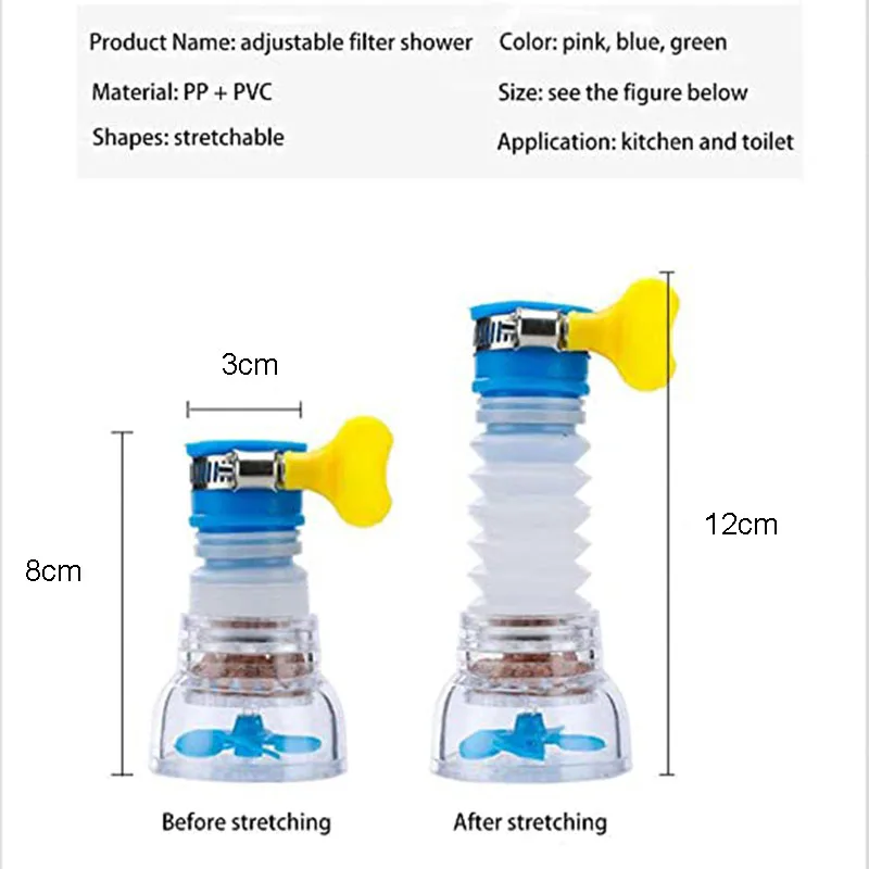 Барботер для водопроводного крана кухонный кран фильтр очистки воды вращение на