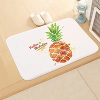 fruit bath mats anti slip tropical pineapple foot pad bedroom doormat kitchen entrance cherry strawberry orange carpet floor rug