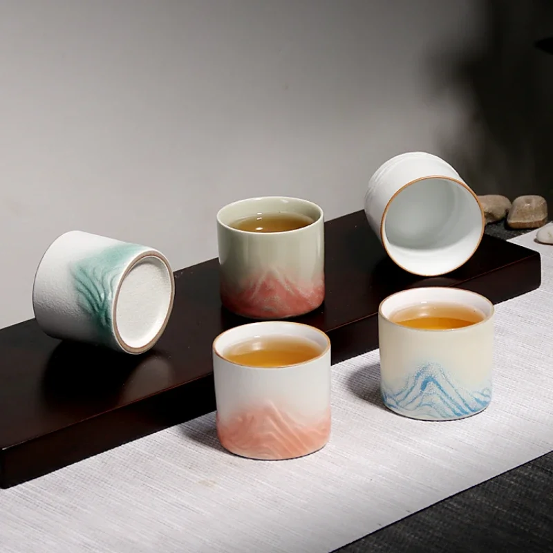 Керамический Чайный Сервиз С Градиентом Цвета Чайные Аксессуары В Китайском
