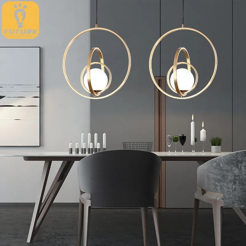 

Современный подвесной светильник в скандинавском стиле, вращающийся арт-светильник с круглыми лампочками, прикроватный светильник со стек...