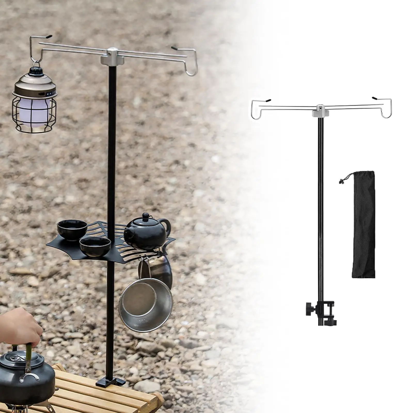 Регулируемый стержень для палатки наружный светильник кемпинга пикника |