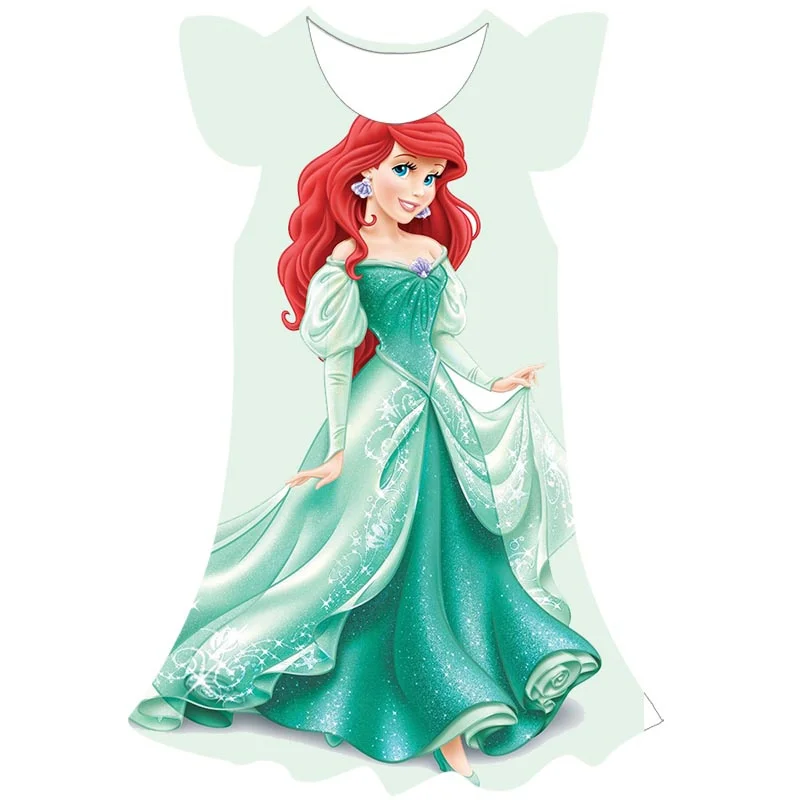 Платье Принцессы Disney платье русалки для девочек костюмы Ариэль на Хэллоуин