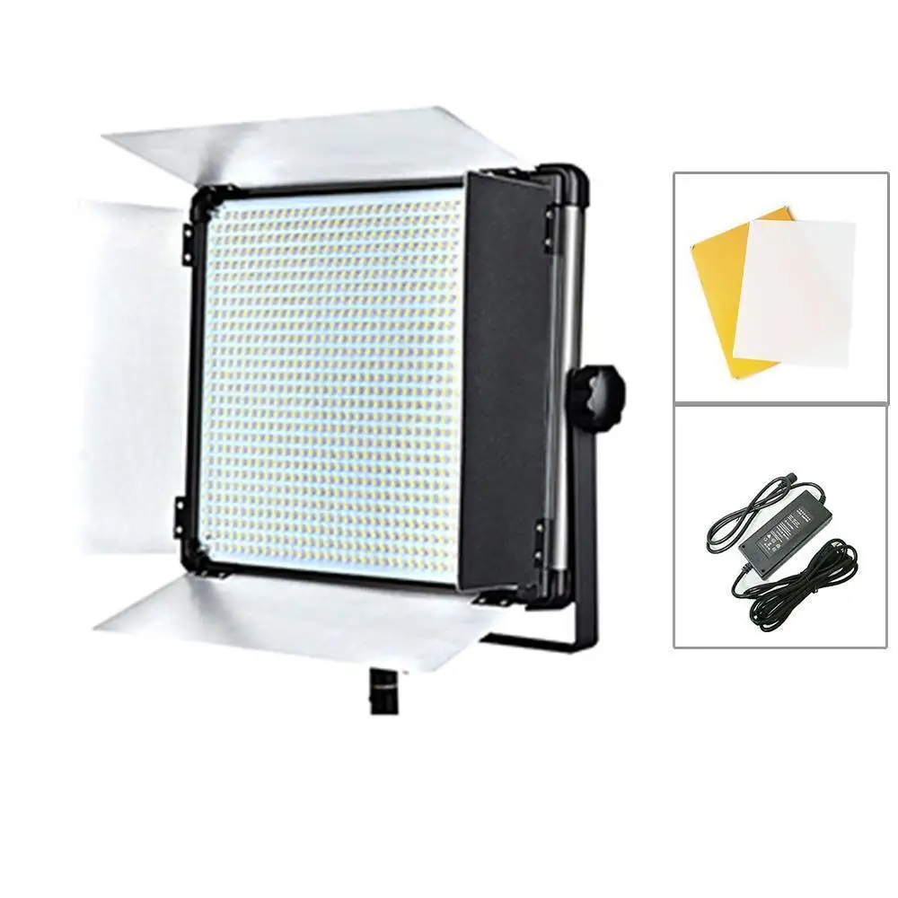 

2 Pcs Yidoblo LED Lamp Camera Continue Lighting D-528 40W 1500 Lumen White-Warm Color Adjust Studio Photography Led Video Light