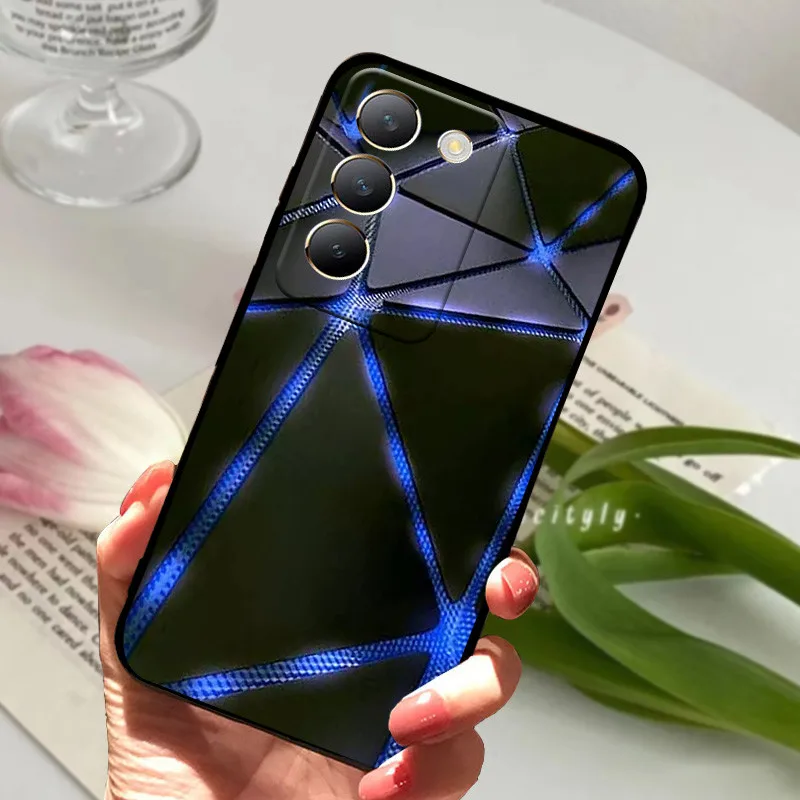 ДЛЯ Vivo V40 SE чехол крутой Мягкий силиконовый для телефона из ТПУ