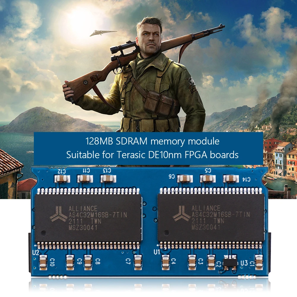 

Высококачественный Сверхтонкий модуль памяти 128 МБ Bitfunx мистер SDRAM XS-DS V2.9 сменная плата для мистер FPGA аксессуары