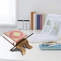 wooden eids al fitr islamic book shelf fine workmanship detachable sturdy storage holder islam household supplies decoration