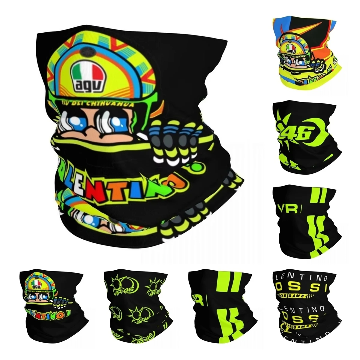 Moto-Gp Rossi Speed Racing бандана на шею маска для мотокросса шарф многофункциональная