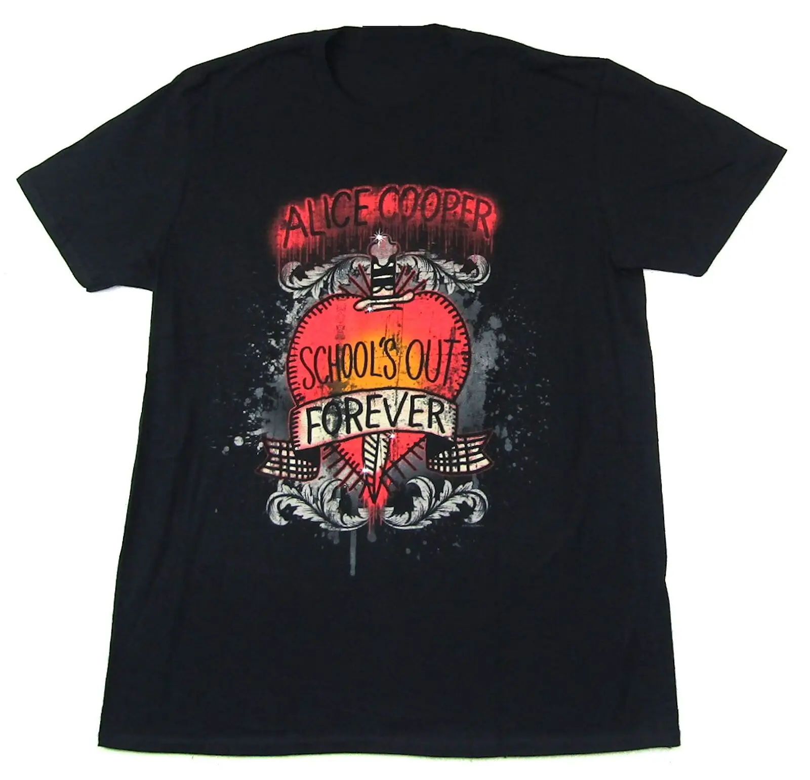 

Alice Cooper School's Out World Tour 2015 Black T Shirt New Merch