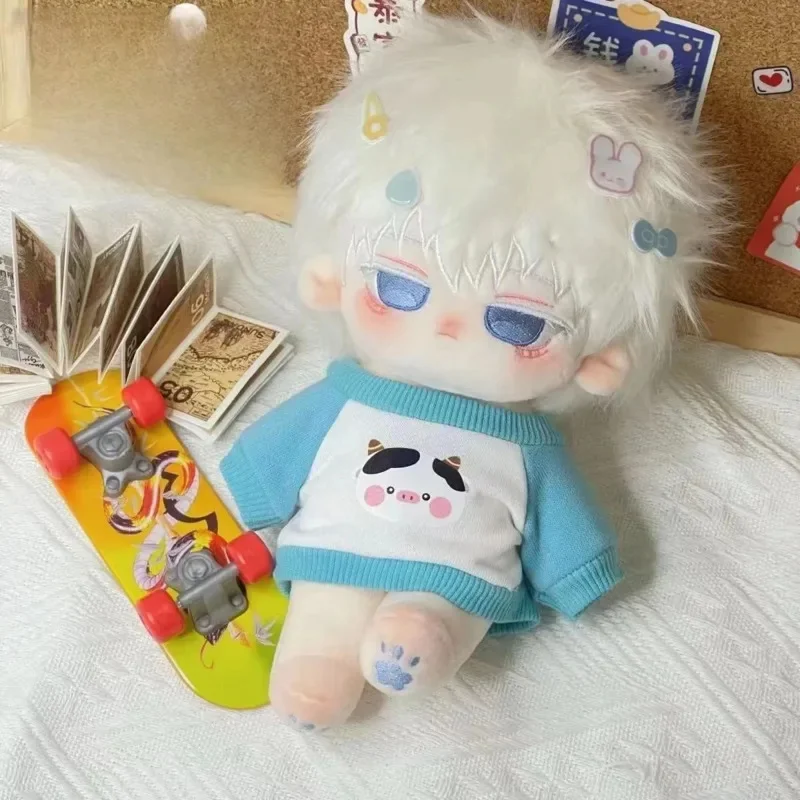 Милая плюшевая кукла 20 см кавайная хлопковая фигурка годжо Сатору мультяшный