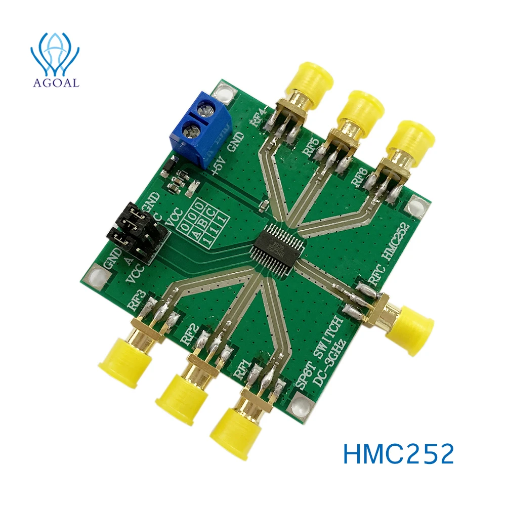 

HMC252 DC-3GHz RF Non-reflective SP6T Switch RF switch 3V-5V for CATV / DBS MMDS HMC252AQS24E