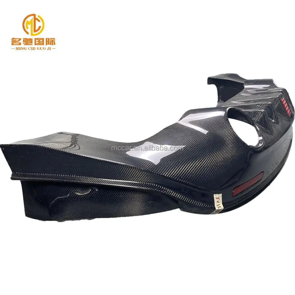 Автомобильный бампер из углеродного волокна диффузор для Infiniti FX35 FX37 QX70 задний