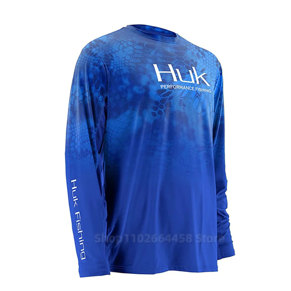 HUK Fishing Shirt Summer Long Sleeve Jersey Men Performance Upf 50 Sun Protection Kit T-Shirt Breathable Maillot Camisa De Pesca enlarge