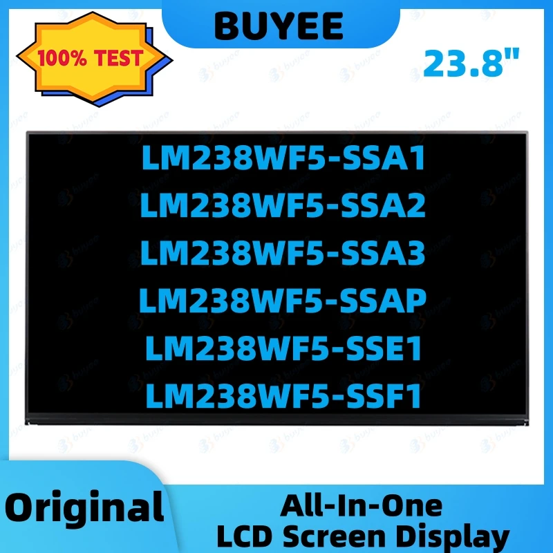 

23.8" All-In-One LCD Dispaly LM238WF5-SSA1 SSA2 SSAP LM238WF5-SSA3 LM238WF5-SSE1 LM238WF5-SSF1 LCD Screen Panel Industrial
