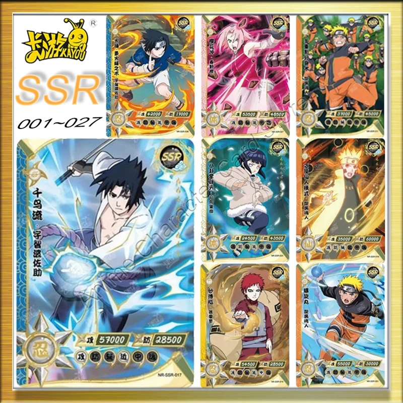 

Original KAYOU Anime NARUTO Uzumaki Naruto Card SSR Series Cartoon Characters Hinata Haruno Sakura Game Collection Cards