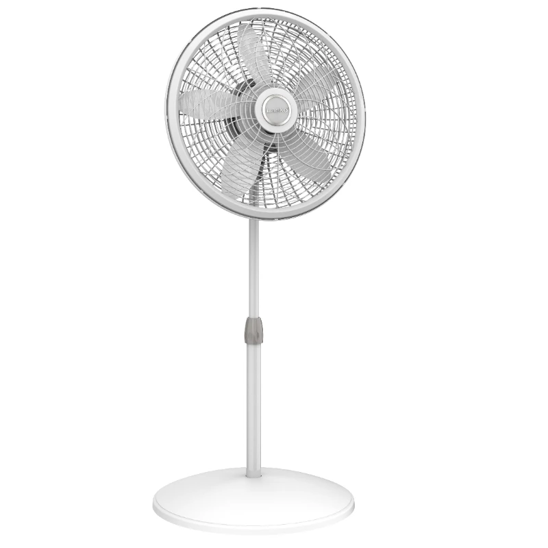 

18" Oscillating 3-Speed Elegance & Performance Pedestal Fan 1820 White