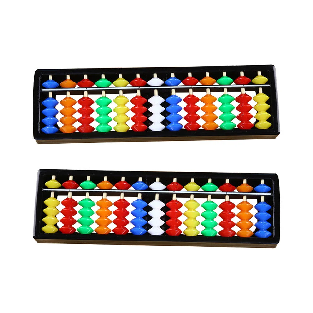 

2 Pcs Children's Abacus Students Math Learning Kids Arithmetic Japanese Toys Calculate Leaning Tools Cognitive Number