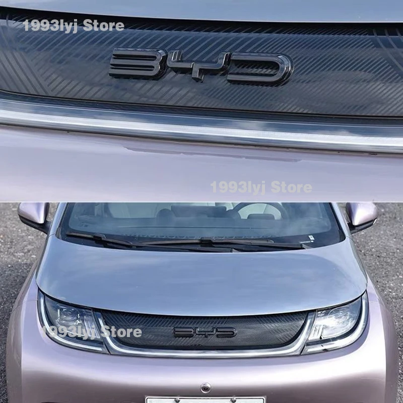 Для BYD Dolphin EA1 2023 2024 Стайлинг Пластиковая Задняя эмблема значок передней решетки