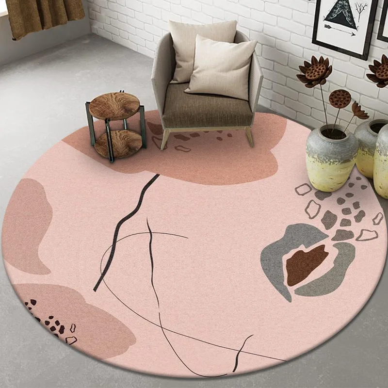 

Round Rugs Baby Room Play Mat for Living Room Home Decor Bedroom Kids Room Floor Mat Decoration Fashion Sofa Table Decor Carpets