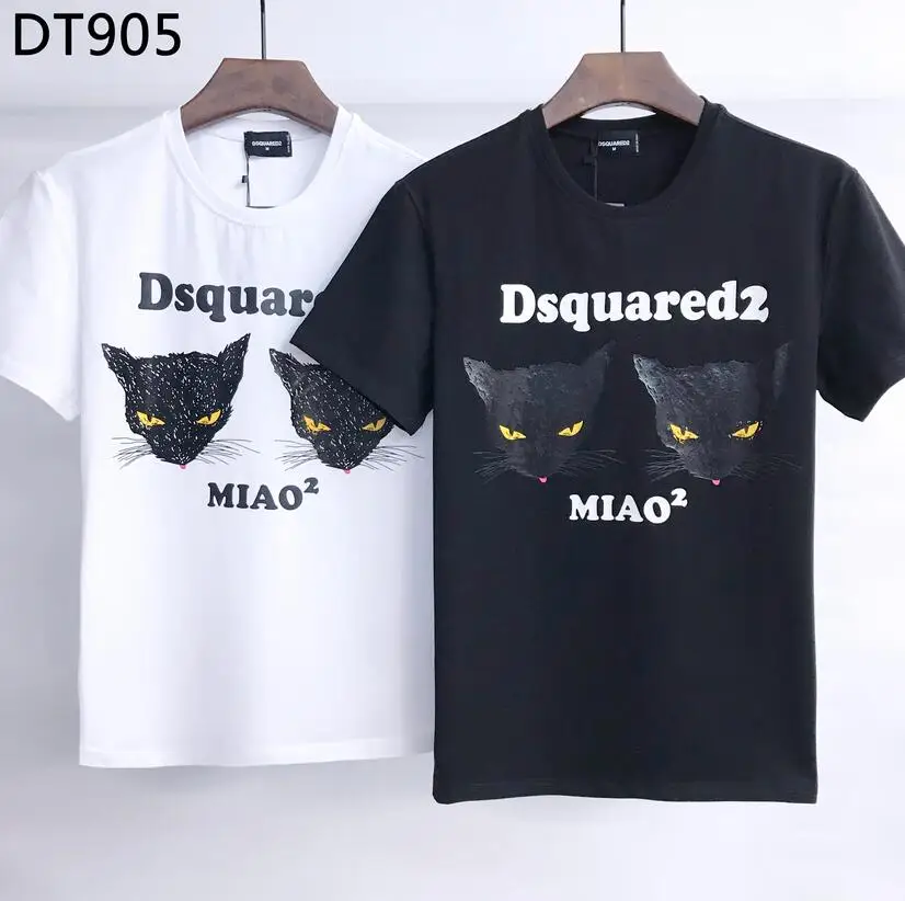 

2022 New Style Dsquared2 Fashion Trend Advanced Men's Women's Couple Printed Locomotive T-Shirt