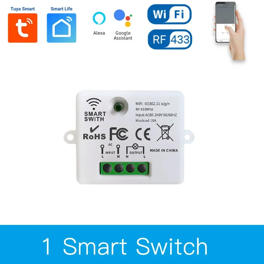 

Tedeligo Tuya WiFi RF умный переключатель света
