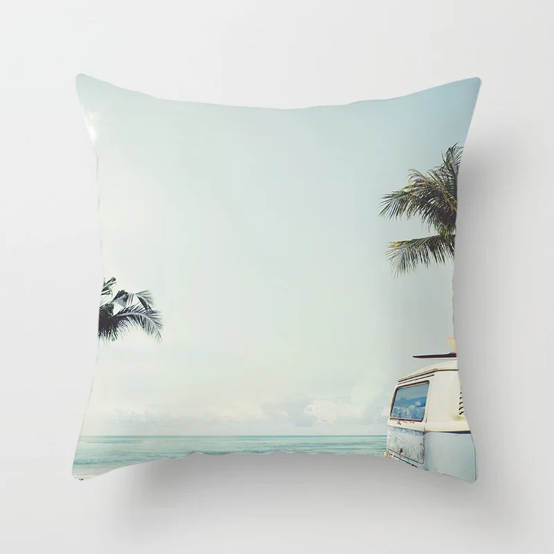 45x45 см Пляжный Пейзаж серия подушки подарок спальня диван автомобиль наволочка |