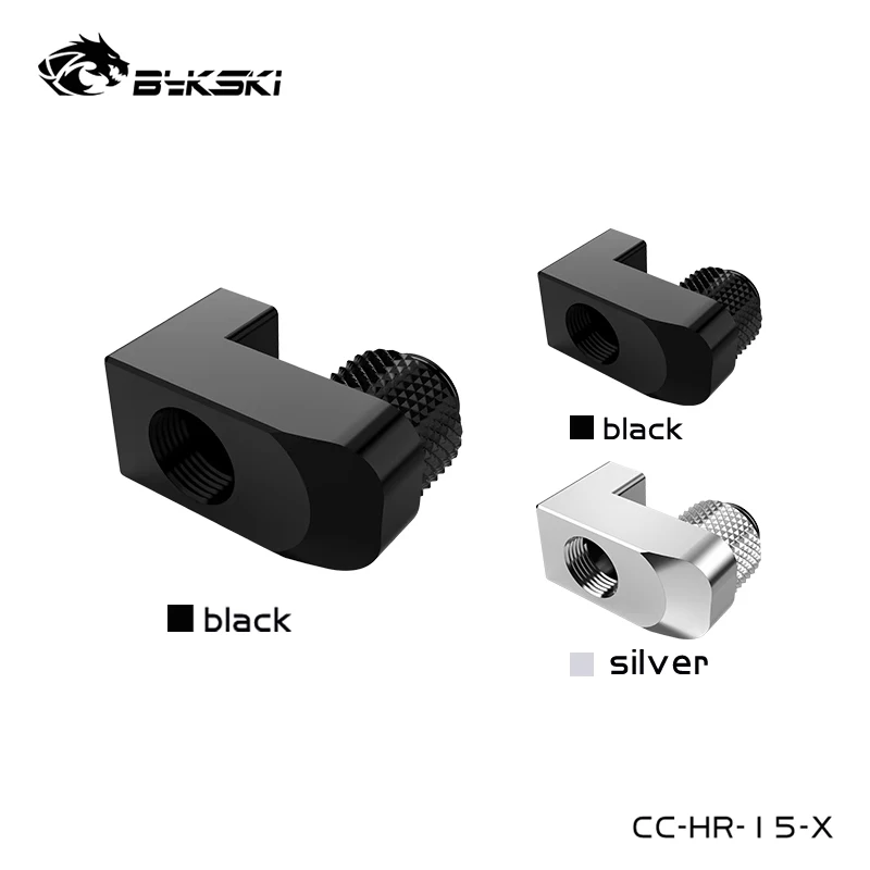 

Bykski 360 Rotary Within 15MM Offset Fittings For Computer Water Cooling Loop Build,G1/4",Flexiable Connection,CC-HR-15-X