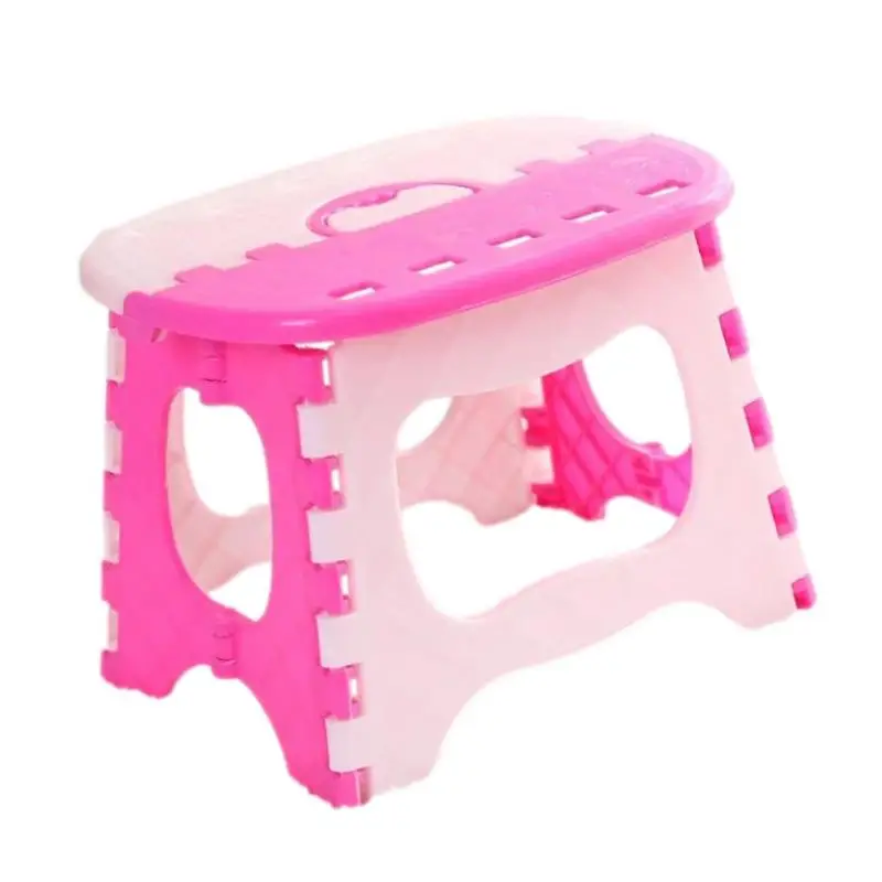 

Folding Stool For Kids Anti-Slip Stepping Folding Stools Lightweight Collapsible Stool For Home And Outdoor Opens Easy With One