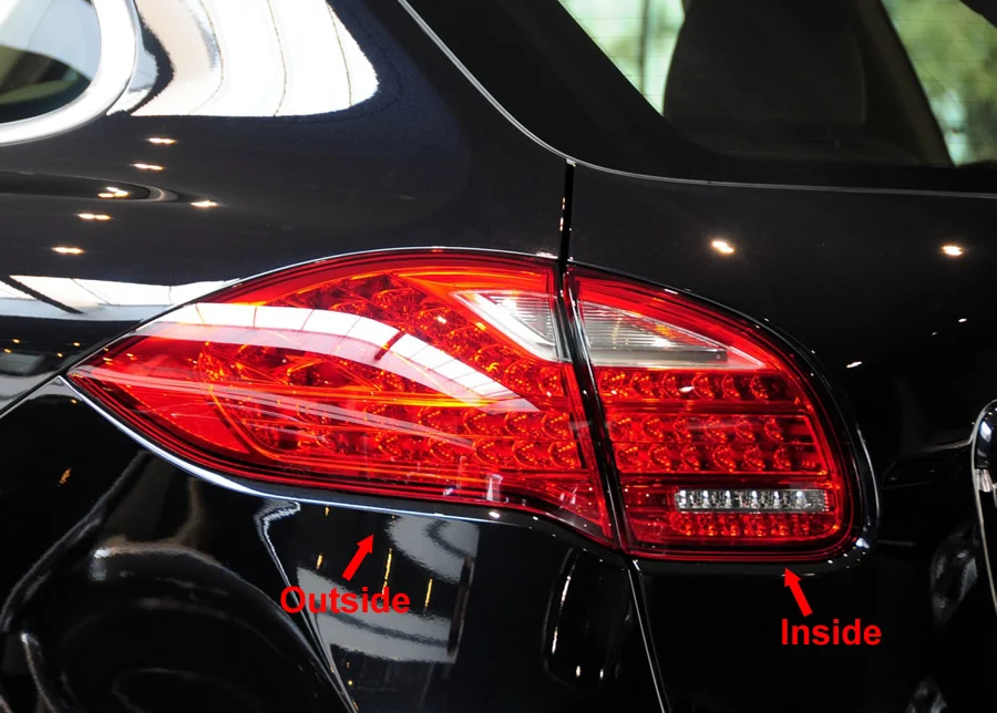 

For Porsche Cayenne 2011 2012 2013 2014 Rear Taillight Shell Tail Lamp Cover Brake Lights Mask Replace The Original Lampshade