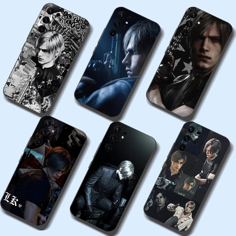 Чехол для телефона Resident Leon Kennedy E-Evil Samsung Galaxy A52 A12 A51 S21 Edge S22 ULTRA S23 S20LITE Plus ультра