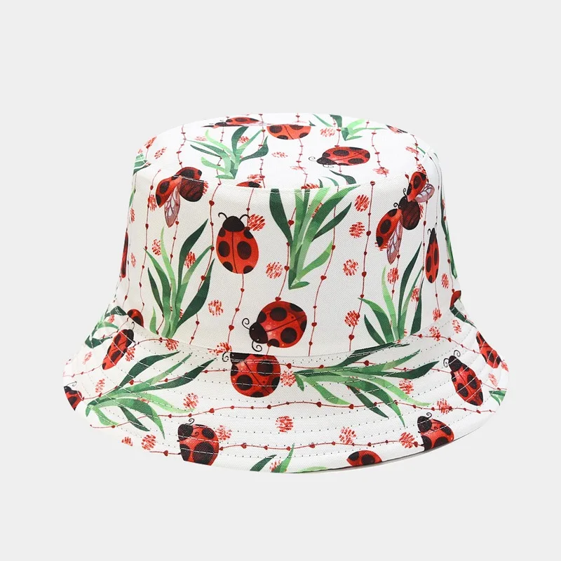 

Bucket Hat Girls Women Summer Beach Sun Protect Breathable Reversible Hiphop Cap Outdoor Holiday Accessory For Teens