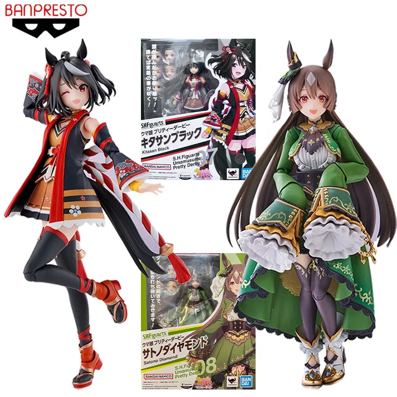 Фигурки героев мультфильма Bandai banoffen фигурки S.H. Фигурок Аниме Kitasan Black Satono игрушки