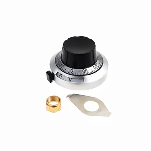 1pc 47mm Digital Knob 0-14 Multi-turn Potentiometer Cap B2 Precision Dial Knob 3590S 7276 Shaft Hole Diameter 6.35mm