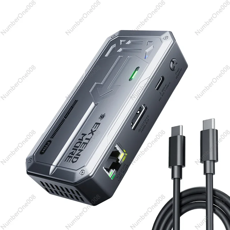 PLEXTONE PD 100 Вт ChagerМаленькие USB-концентраторы 6 в 1 USB C-концентратор Многопортовый