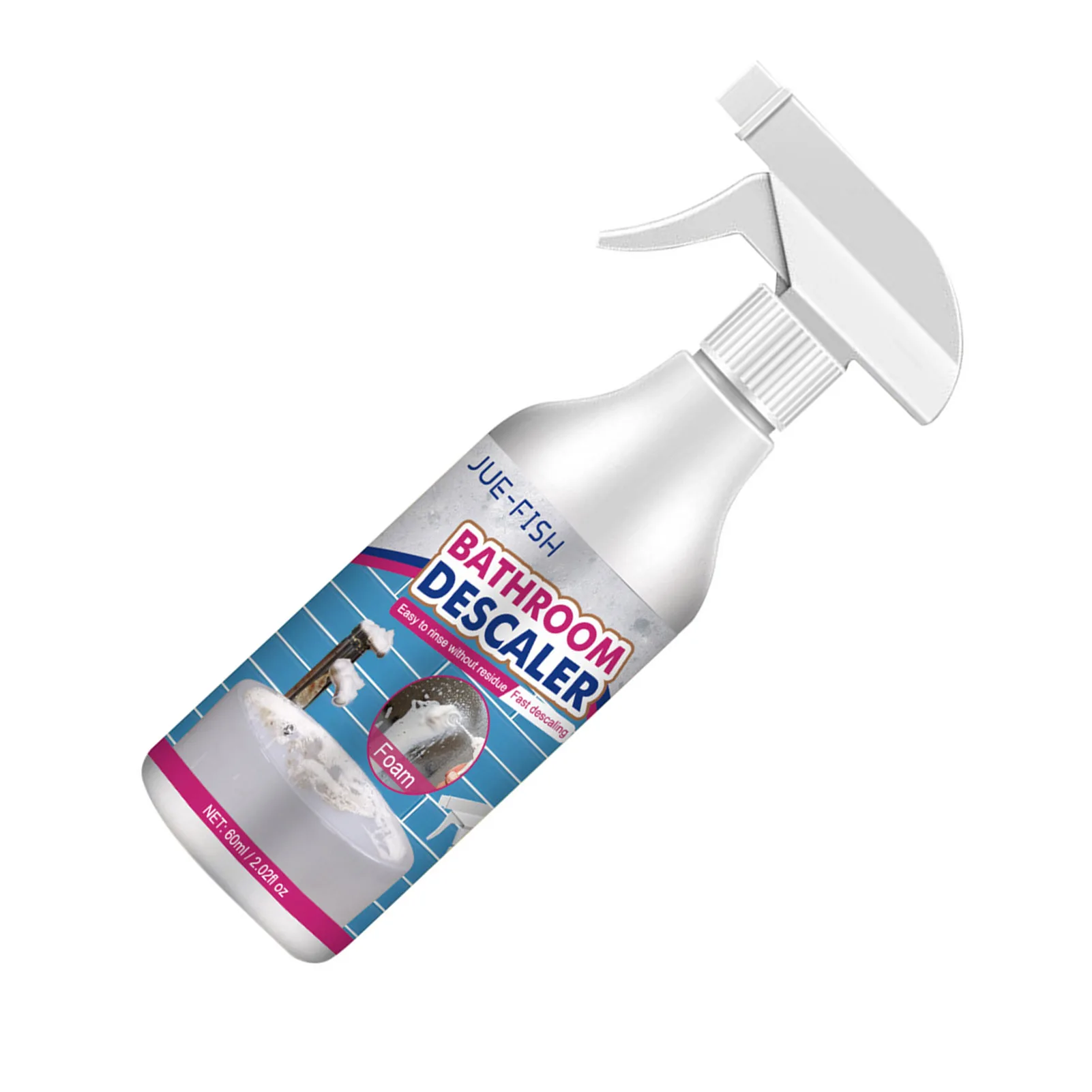 

Rust Remover Cleaning Foam Spray Quick Disinfect Bathroom Surfaces Suitable for Glass Fiberglass