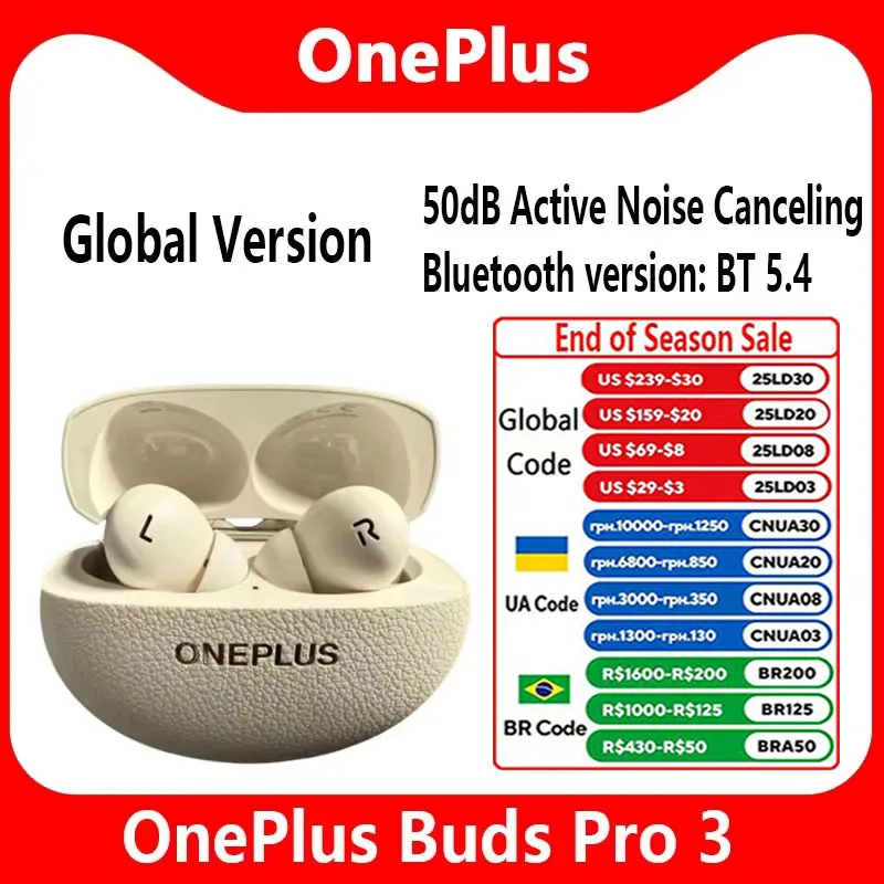 OnePlus Buds Pro 3 беспроводные наушники