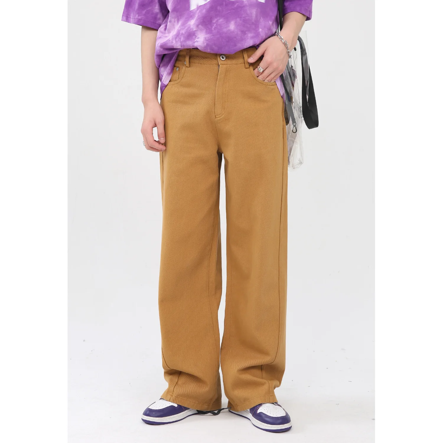 Four Seasons Men's Jeans Simple Trend Personality Multicolor Optional Casual Jeans Men's Streetwear Men Ins Hot Sale baggy jeans