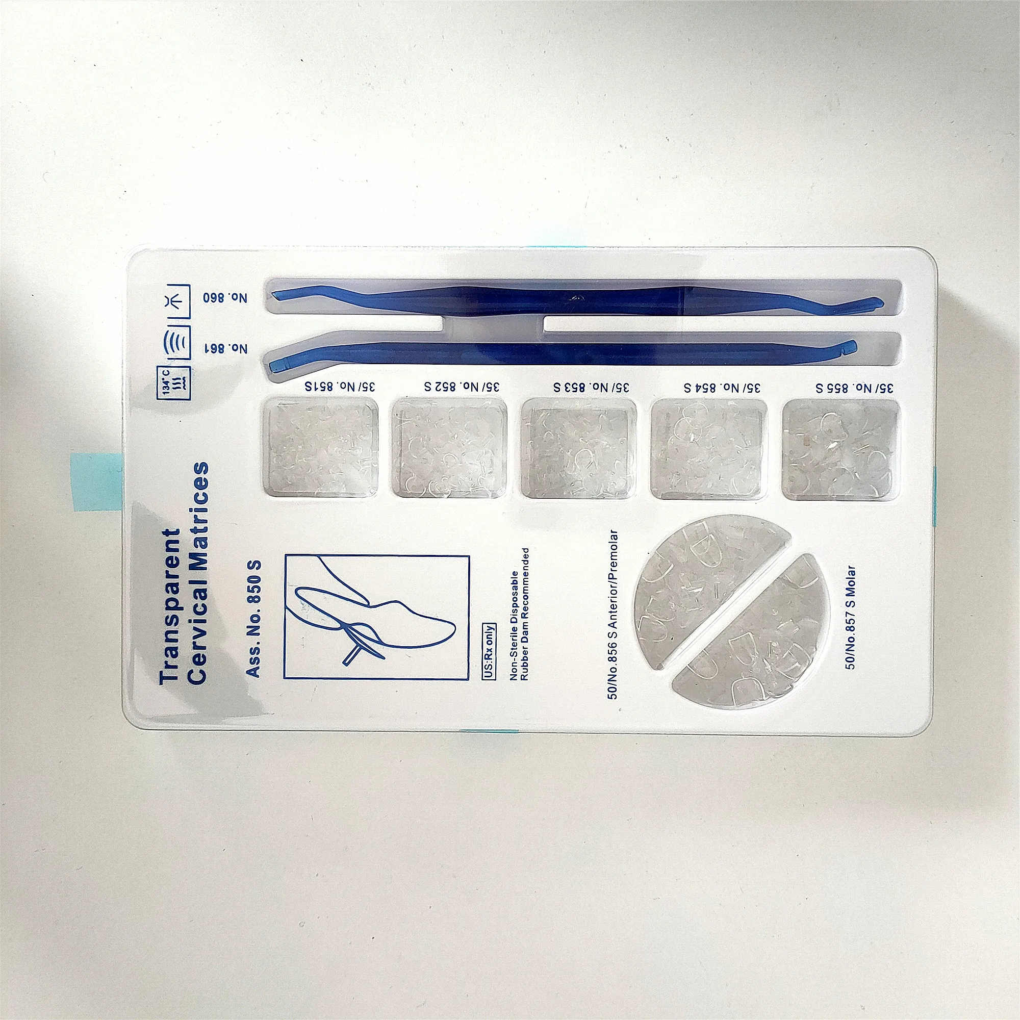 

10Box Dental Transparent Cervical Matrices Composite Gingival Retractor Clear Matrix