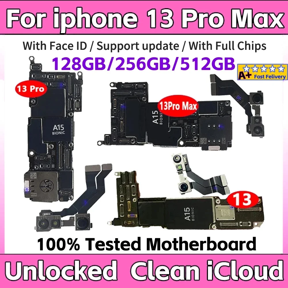 Материнская Плата Crazy Cow Для Iphone 13/13 Pro/13 Pro Max С Распознаванием Лиц Ios Разблокировка